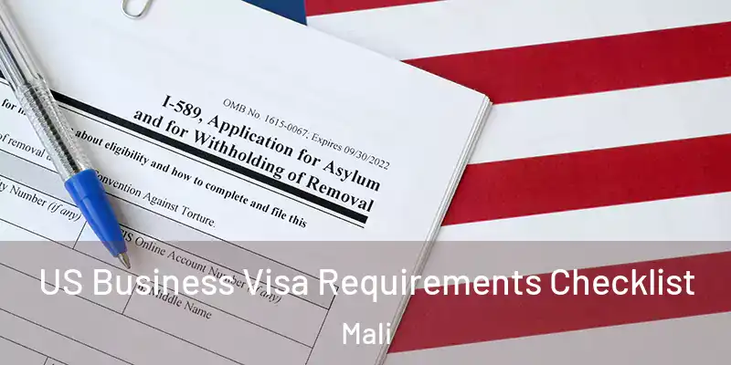  US Business Visa Requirements Checklist Mali